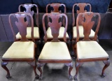 SET OF SIX ANTIQUE DINING CHAIRS