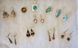 VINTAGE SILVER & TURQUOISE JEWELRY