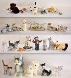 ASSORTED GERMAN CAT FIGURINES