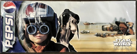 STAR WARS EPISODE I ADVERTISING 3' x 8' BANNERS