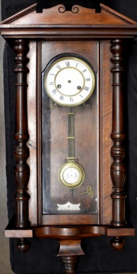 ANTIQUE GERMAN REGULATOR WALL CLOCK