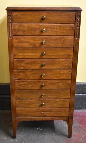 ANTIQUE SHEET MUSIC CABINET