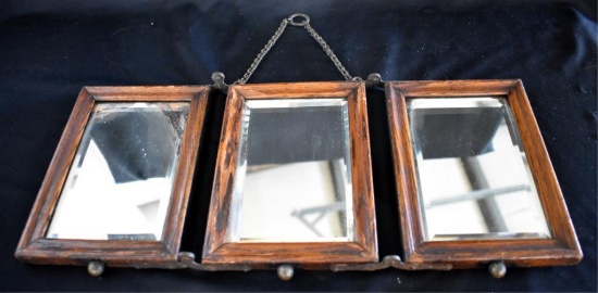 TRIPLE PANE HANGING MIRROR