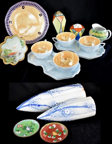ASSORTED LUSTER WARE AND MORE