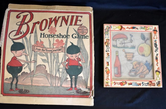ANTIQUE PALMER COX "BROWNIE" COLLECTIBLES