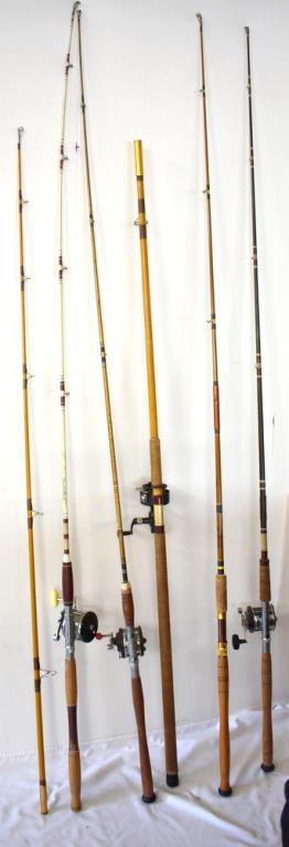ASSORTED VINTAGE FISHING RODS