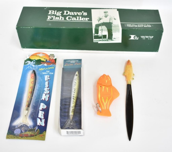 ASSORTED FISHING-THEMED COLLECTIBLES