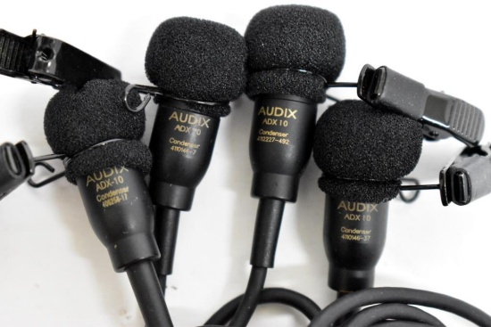 FOUR AUDIX ADX10 MICROPHONES