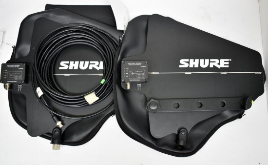 TWO SHURE UA874US PADDLE ANTENNAS