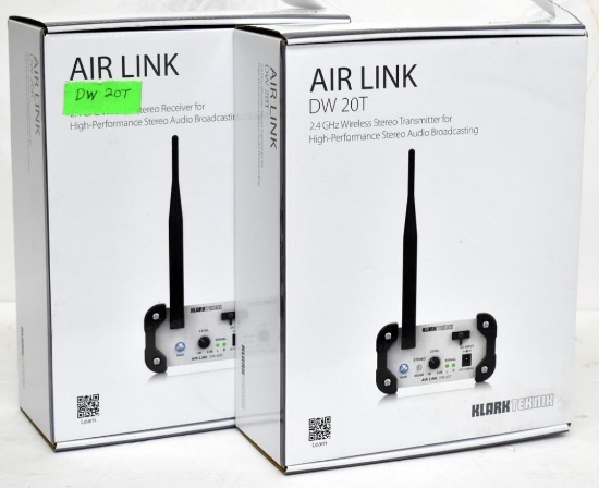 KLARK TEKNIK AIR LINK DW 2OT STEREO WIRELESS AUDIO