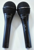 TWO AUDIX OM2 MICROPHONES