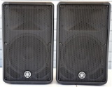TWO YAMAHA DBR12 ACTIVE SPEAKERS