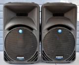 TWO MACKIE SRM450 ACTIVE SPEAKERS