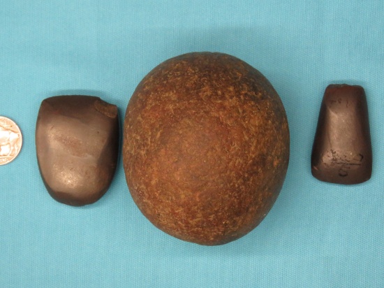 Three Hematite Artifacts.