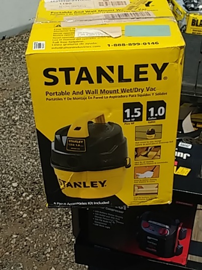 STANLEY PORTABLE AND WALL MOUNT WET/DRY VAC ***ABSOLUTE***