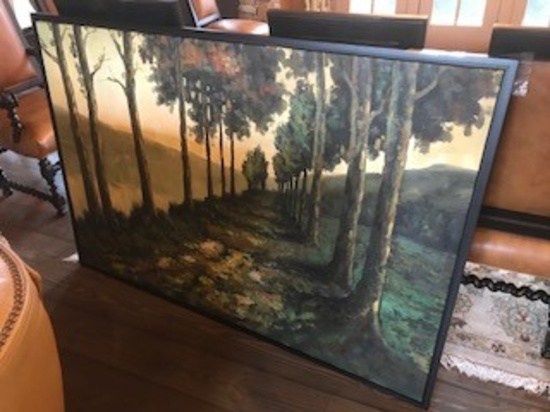FOREST PAINTING, 62''X42''