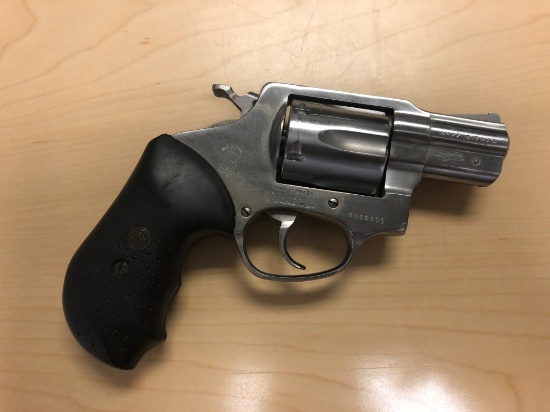 ROSSI REVOLVER, SN:F265408, .357 MAG, STAINLESS, RUBBER GRIP, SNUB NOSE