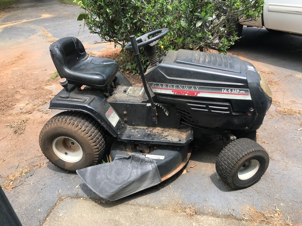 troy bilt garden tractor