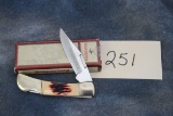 251. Win. Stag 2½” Folding Knife