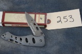 253. Win. Stag 2½” Folding Knife