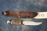 283. Antler Handle Hunting Knife