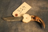329. Brusletto Knife w/ Claw Handle - Norway