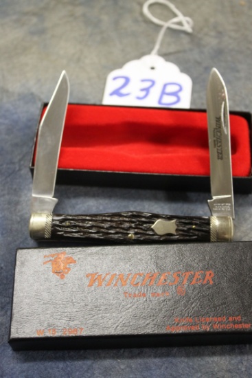 23B. Winchester W15 2967 New Old Stock Pocket Knife w/ Box
