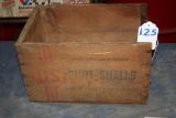 125. U.S. Shot Shells Ammunition Box