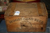 133. Moosehead Beer Wooden Box