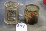 191. Winchester Mug & Brushing Blue Lacquer