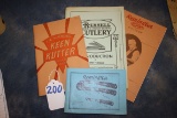 200. Keen Kutter, Remington, Russell Cutlery Reprinted Books