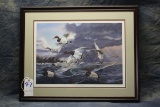 47. Canvasback Memories By J. Doughty 4354/5000 Framed Print Approx. 31”x25”