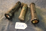 64M. Winchester, Elbow & Ever Ready Flashlights (X3)
