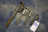 80. Lot of 4 Win Adjustable Wrenches (X4)