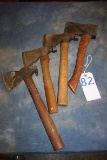 82. Lot Four Win Roofing Hammers & Hatchet (X4)