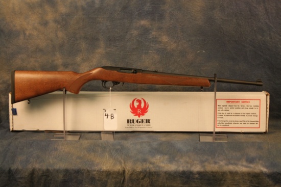 48. Ruger 10/22 Deluxe, Wood Stock w/ Swivels SN:355-41692
