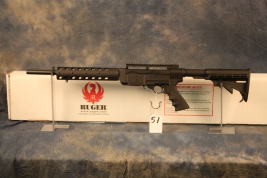 51. Ruger 10/22 SR Series Collapsible Syn. Stock, Rails SN:280-11659