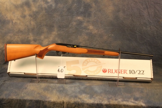 60. Ruger 10/22 Deluxe French Walnut Monte Carlo Stock, 50th Aniv. SN:0001-17037