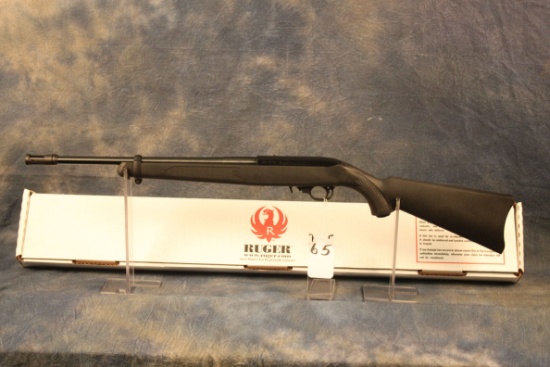 65. Ruger 10/22 Syn. Stock w/ Muzzle Brake SN:826-9 1106