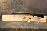91. Ruger M77 Hawkeye .243, Syn. & Stainless, 20” Barrel w/ Rings, SN:711-03030