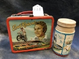 118. Evil Knievel Lunchbox w/ Thermos (Missing Cup-Cap)