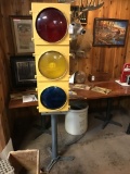 96. Traffic Signal Light On Stand