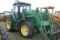 John Deere 7210 Tractor w/ 740SL Loader, MFWD 4spd. Power Quad Trans, 9248 Hrs. CN:3693