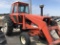 AC 7000 Tractor, 106HP, Maroon Chassis, Dual Remotes, Koyker Ldr, 4/3 Powershift Trans