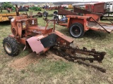 Ditch Witch Compact Trencher Unit, Wisconsin Motor, Sells with Transport Trailer