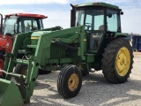 JD 4040 Tractor w/ Ldr, Dual Remotes, Mid Hyd w/ Joystick Control, Showing 3445 hrs – Nice!