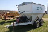 Fertilizer Spreader Cart, Spreader Unit w/ Folding Auger, Honda Motor, Roll Tarp CN: 3709
