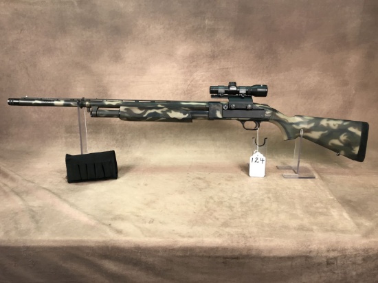 124. Mossberg Mod. 500A 12ga. Bantam Scope