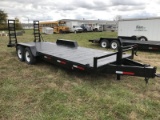 ’18 Homebuilt 22’ Tandem Axle Equip. Trailer