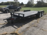 ‘06 Kodiak 18’ Tandem Axle Equipment Trailer, Ramps